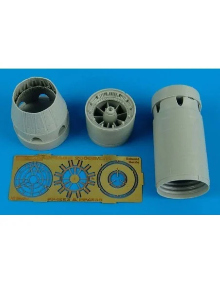 Mirage 2000C/B/D/N exh.nozzle-closed, 1/48 - Aires 4556