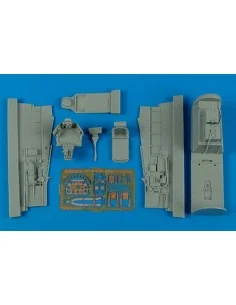 P-51D Mustang cockpit set f. Hobby Boss, 1/48 - Aires 4557