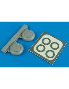 TBD-1 Devastator wheels & paint masks, 1/48 - Aires 4559