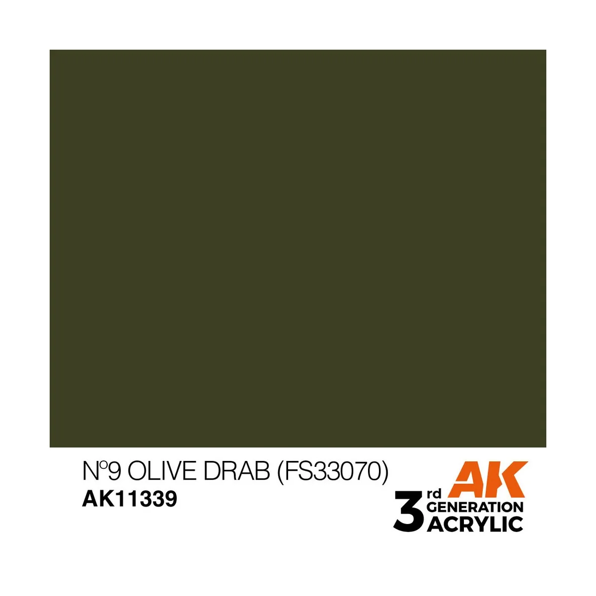 Nº9 Olive Drab (FS33070) - AK Interactive AK11339