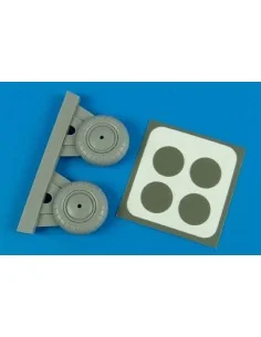 Fw 189 wheels & paint mask for GWH, 1/48 - Aires 4561