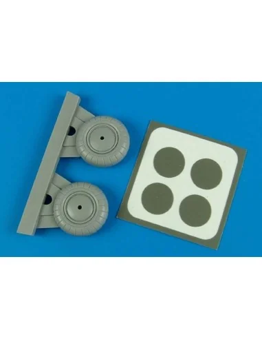 Fw 189 wheels & paint mask for GWH, 1/48 - Aires 4561