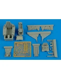 F-100C Super Sabre-early cockpit set TRU, 1/48 - Aires 4568