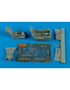 MiG 23MF Flogger B cockpit set for TRU, 1/48 - Aires 4575