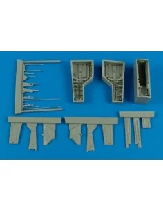T-28 Trojan wheel bay for Roden, 1/48 - Aires 4584