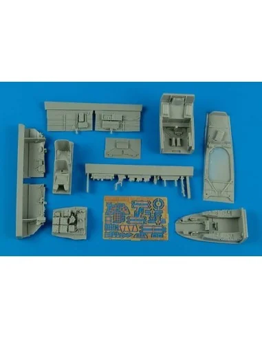 Me 410B-2/U4 cockpit set for Meng, 1/48 - Aires 4585