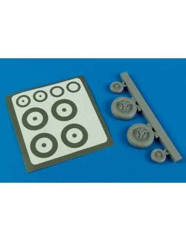 F-100 Super Sabre wheels for Trumpeter, 1/48 - Aires 4589