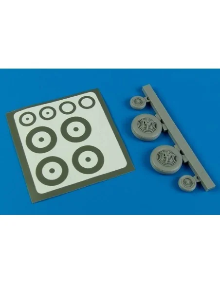[NO_DESC] F-100 Super Sabre wheels for Trumpeter, 1/48 - Aires 4589