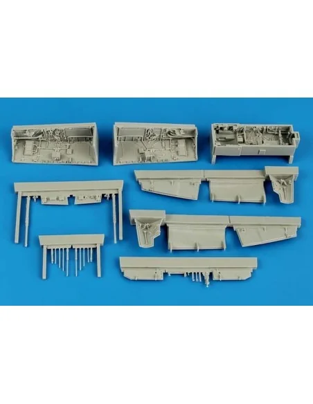 Sepecat Jaguar wheel bay for Kitty Hawk, 1/48 - Aires 4595