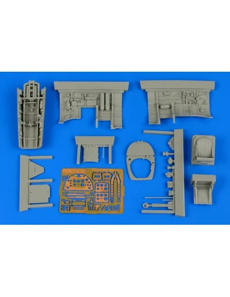 Spitfire Mk.IX cockpit set FOR Eduard, 1/48 - Aires 4596