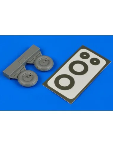 YAK-1 wheels & paint masks for AM/Eduard, 1/48 - Aires 4601
