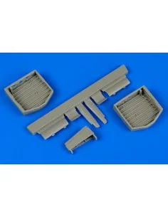 P-40M Kitty Hawk wheel bay for Hobby Bo, 1/48 - Aires 4602
