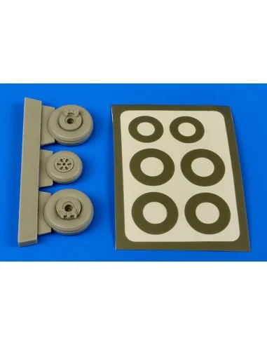 [NO_DESC] OV-1 Mohawk wheels & paint masks f.Roden, 1/48 - Aires 4614
