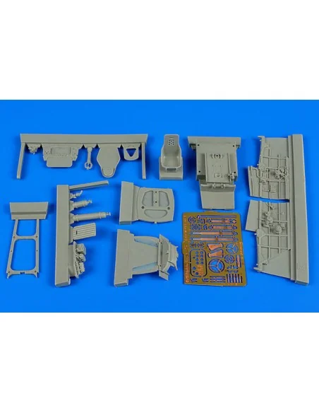 Lavochkin La-5 cockpit set for Zvezda, 1/48 - Aires 4625