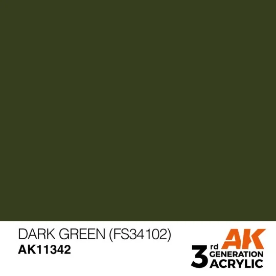 Dark Green (FS34102) - AK Interactive AK11342 Dark Green (FS34102) - AK Interactive AK11342