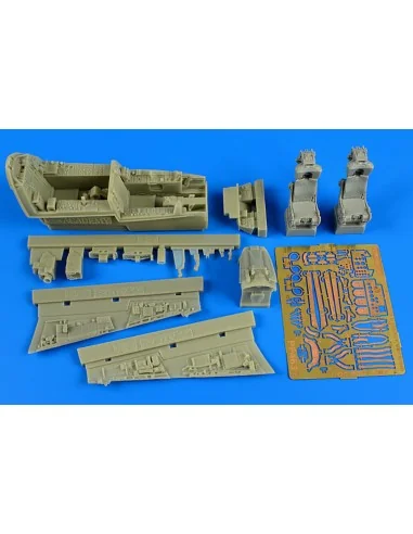 F-4D Phantom II(early v.)cockpit set f.A, 1/48 - Aires 4630