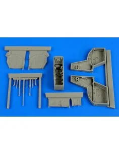 Kfir C2/C7 wheel bay for Kinetic, 1/48 - Aires 4632