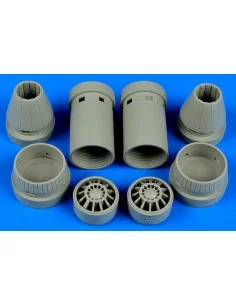 F/A-18E Super Hornet exhaust nozzles-clo, 1/48 - Aires 4641