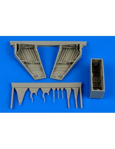 F-101A/C Voodoo wheel bay for Kitty Hawk, 1/48 - Aires 4646