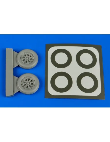 [NO_DESC] F4U-5 Corsair wheels & paint masks f.HBo, 1/48 - Aires 4649