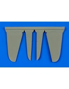 A6M Zero control surfaces for Hasegawa, 1/48 - Aires 4656