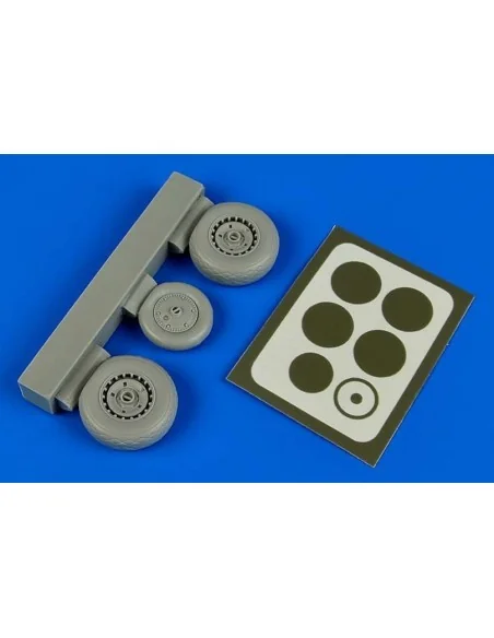 Me 262A/B wheels &paint masks f.HobbyBos, 1/48 - Aires 4676