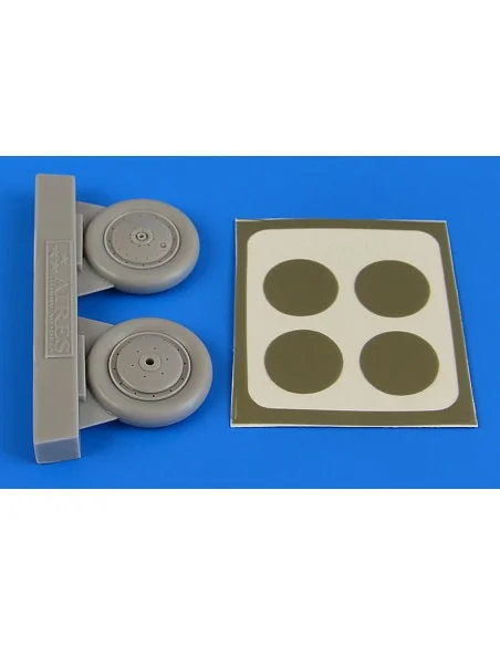 I-153 Chaika wheels & paint masks f.ICM, 1/48 - Aires 4692