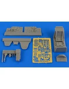 Bf 109G-6 (early) cockpit set f.Eduard, 1/48 - Aires 4697