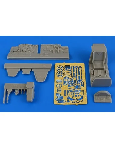 Bf 109G-6 (early) cockpit set f.Eduard, 1/48 - Aires 4697