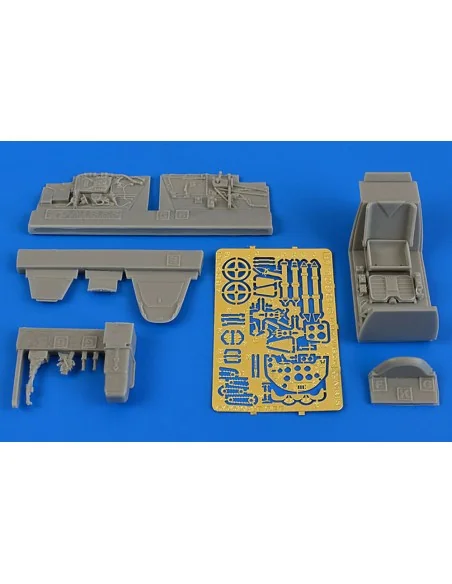 Bf 109G-6 (early) cockpit set f.Eduard, 1/48 - Aires 4697