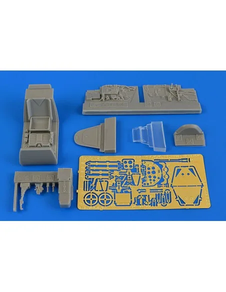 Bf 109G-5 (late)cockpit set f. Eduard, 1/48 - Aires 4698