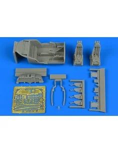 A-37A Dragonfly cockpit set for Trumpete, 1/48 - Aires 4699