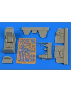 [NO_DESC] Bf 109F-2/F-4 cockpit set f.Eduard, 1/48 - Aires 4704