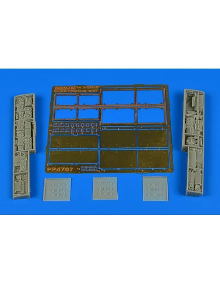 F/A-18 Hornet electronic bay for Kinetic, 1/48 - Aires 4707