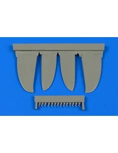 Macchi C.202 (early)control surfaces f.E, 1/48 - Aires 4709