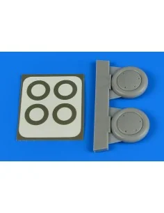 Gloster Gladiator wheels&paint masks for Roden/Eduard, 1/48 - Aires...
