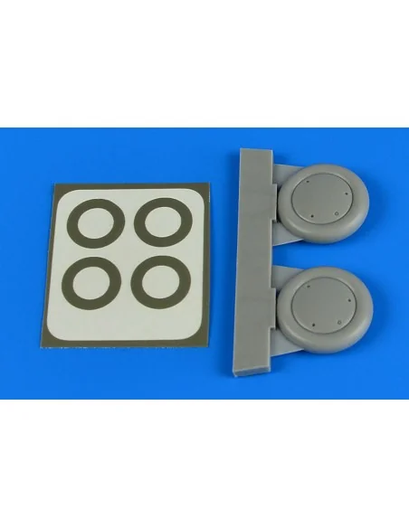 Gloster Gladiator wheels&paint masks for Roden/Eduard, 1/48 - Aires...