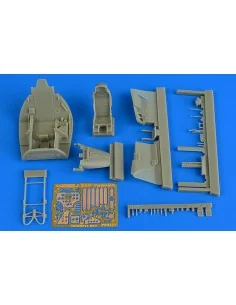 SAAB J-29 Tunnan cockpit set for pilot replicas, 1/48 - Aires 4725