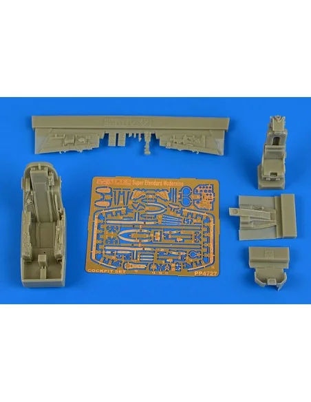 Super Etendart SEM cockpit set f.Kinetic, 1/48 - Aires 4727