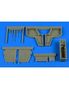 IAI Kfir C2/C7 wheel bay for AMK, 1/48 - Aires 4733