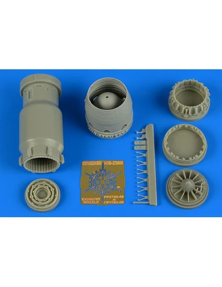 MiG-23BN late exhaust nozzle-opened for Trumpeter, 1/48 - Aires 4748