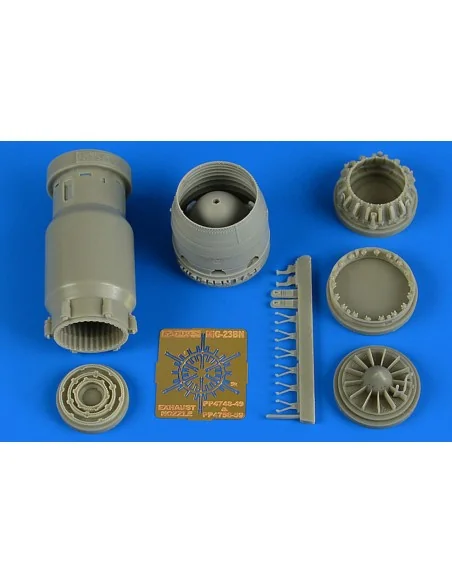 MiG-23BN late exhaust nozzle-closed for Trumpeter, 1/48 - Aires 4749
