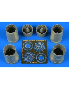 Su-27 Flanker B exhaust nozzles f.Hobby Boss, 1/48 - Aires 4751