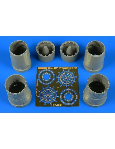 Su-27 Flanker B exhaust nozzles f.Hobby Boss, 1/48 - Aires 4751