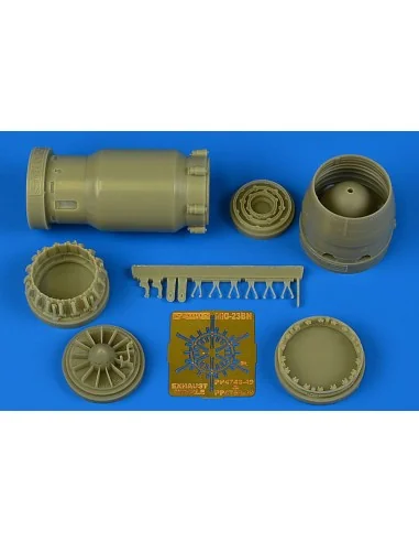 MiG-23BN early exhaust nozzle-opened for Trumpeter, 1/48 - Aires 4758