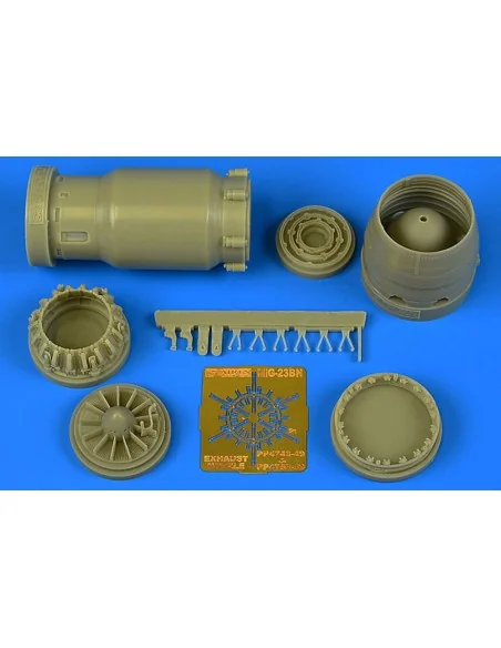 MiG-23BN late exhaust nozzle - opened for Trumpeter, 1/48 - Aires 4759