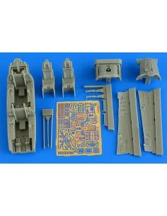 [NO_DESC] F-15D Eagle cockpit set (late v.) for GWH, 1/48 - Aires 4780