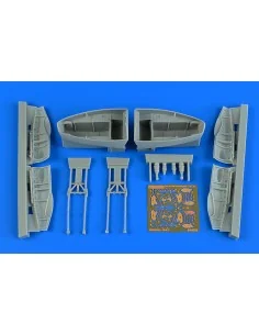 Beaufighter TF.X wheel bay set for Revell, 1/48 - Aires 4786