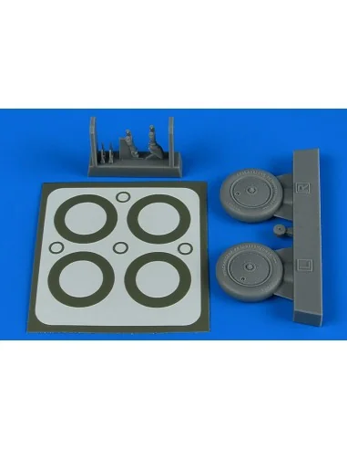 I-16 wheels & paint masks for ICM, 1/48 - Aires 4797
