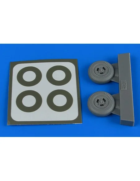 Spitfire Mk.IX wheels (3-spoke) & paint masks f. EDUARD, 1/48 - Air...